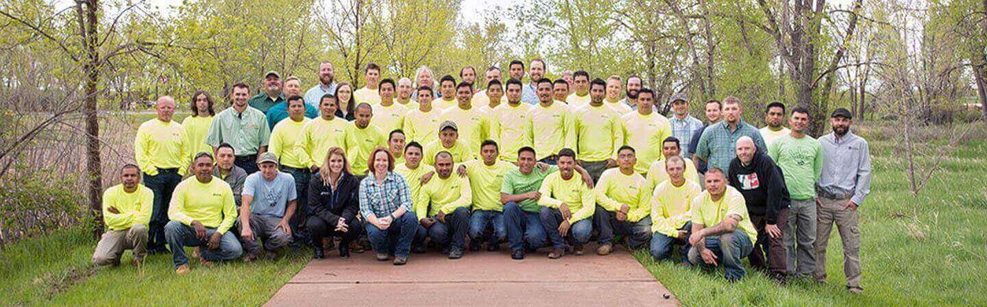 Zak George Landscaping staff